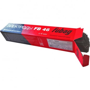 Электрод сварочный FUBAG с рутилово-целлюлозным покрытием FB 46 D4.0 мм (пачка 5 кг) Электрод сварочный FUBAG с рутилово-целлюлозным покрытием FB 46 D4.0 мм (пачка 5 кг)
