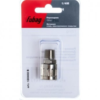 Переходник FUBAG 1/4"M с байонетной гайкой_блистер 1 шт. Переходник FUBAG 1/4"M с байонетной гайкой_блистер 1 шт.