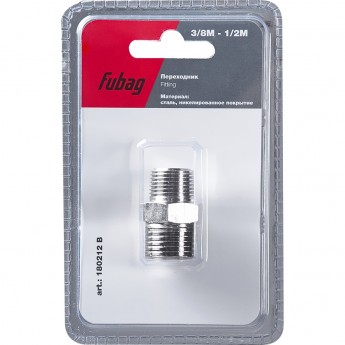 Переходник FUBAG 3/8"M на 1/2"M_блистер 1 шт Переходник FUBAG 3/8"M на 1/2"M_блистер 1 шт