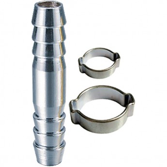 Переходник FUBAG 6мм елочка на елочку с 2- мя обжимными кольцами 6х11мм Переходник FUBAG 6мм елочка на елочку с 2- мя обжимными кольцами 6х11мм