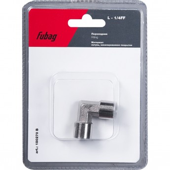 Переходник FUBAG L - 1/4"FF_блистер 1 шт Переходник FUBAG L - 1/4"FF_блистер 1 шт