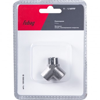 Переходник FUBAG Y - 1/4"FFF_блистер 1 шт Переходник FUBAG Y - 1/4"FFF_блистер 1 шт