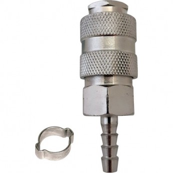 Разъемное соединение FUBAG рапид (муфта), елочка 6мм с обжимным кольцом 6х11мм